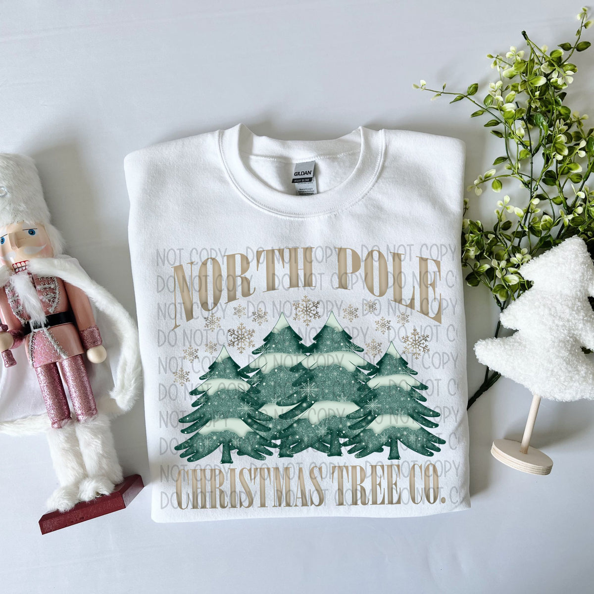 North pole Christmas tree co. (swd) 45101  DTF transfer