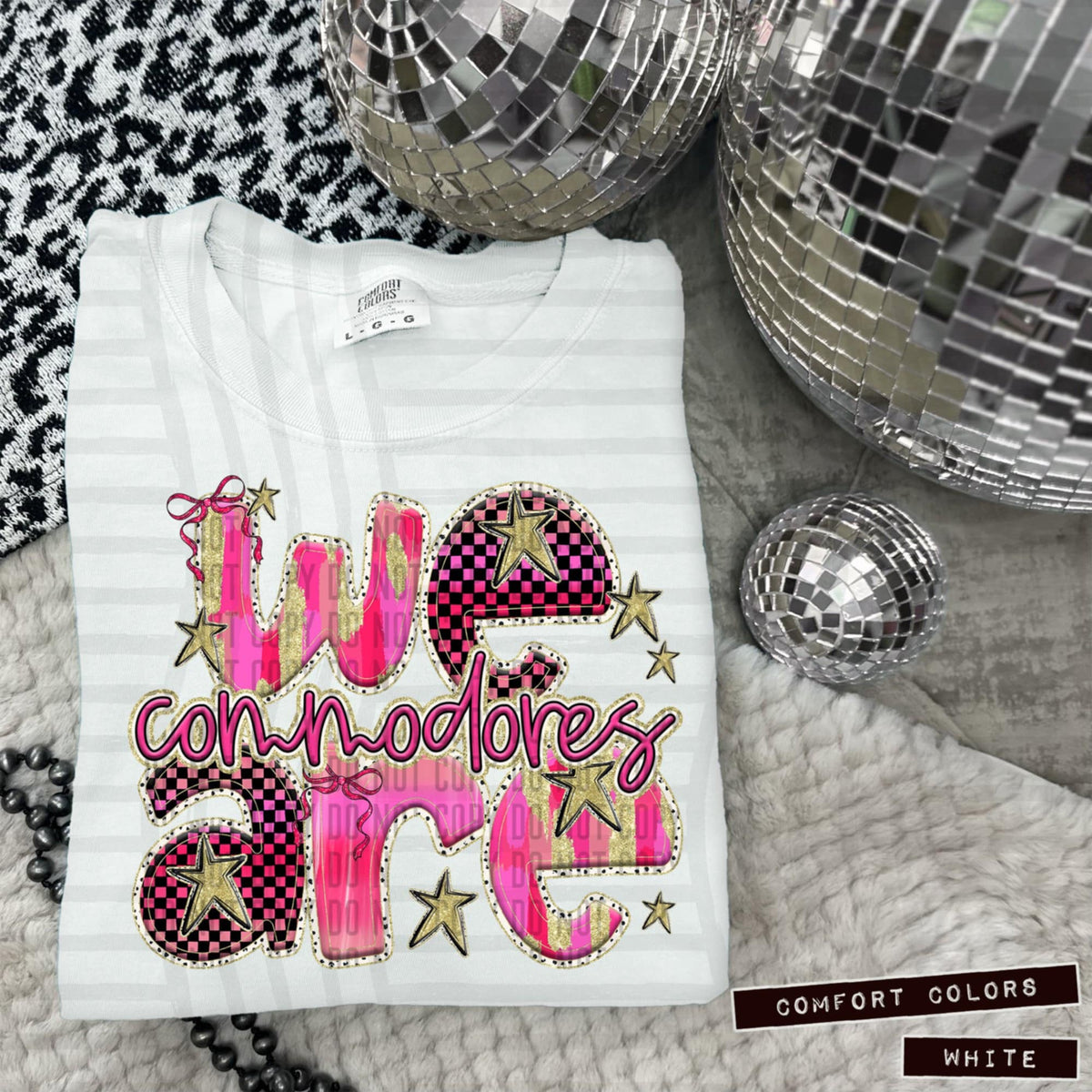 We are commodores pink (Caplinger) 100941 DTF transfer