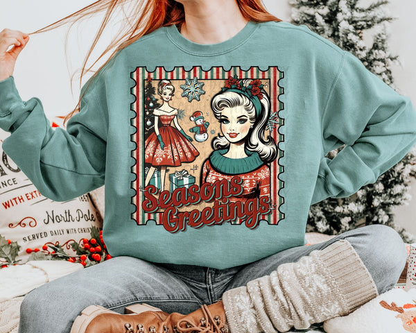 Season greetings stamp (starlight) 67467 DTF transfer