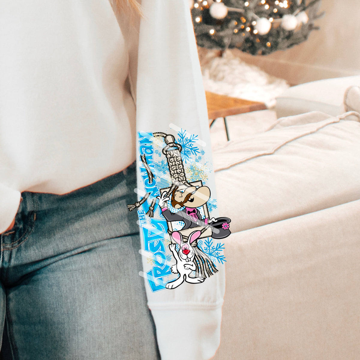 Snowman and Friends SLEEVE (RENEWED) 113638 DTF transfer