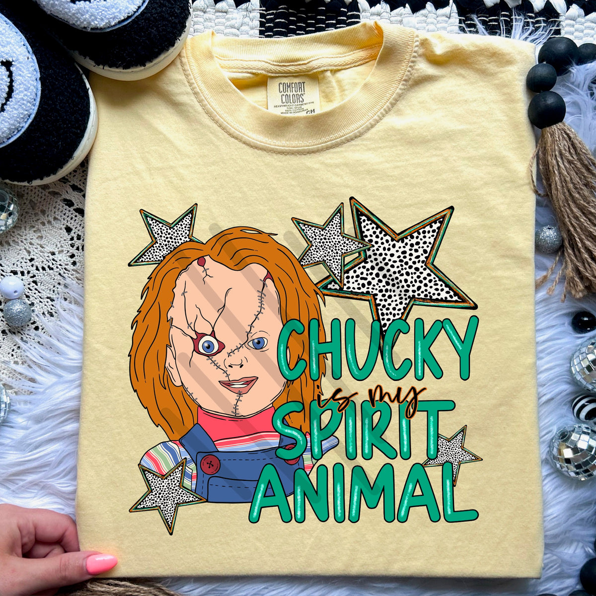 Chuck spirit animal (sarcastic momma) 113721 DTF transfer