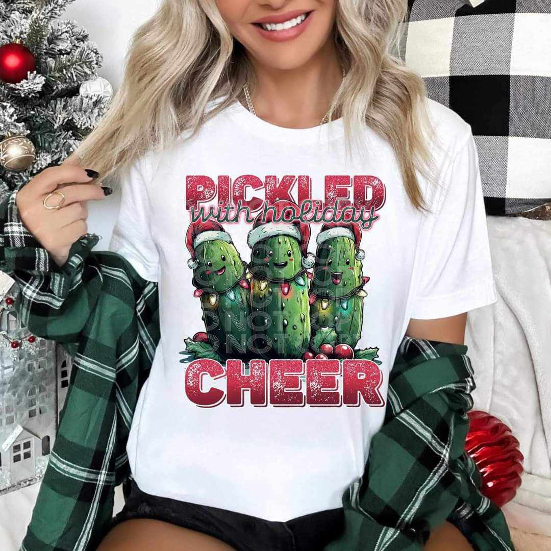 Pickled with holiday cheer (SSD) 65406 DTF transfer