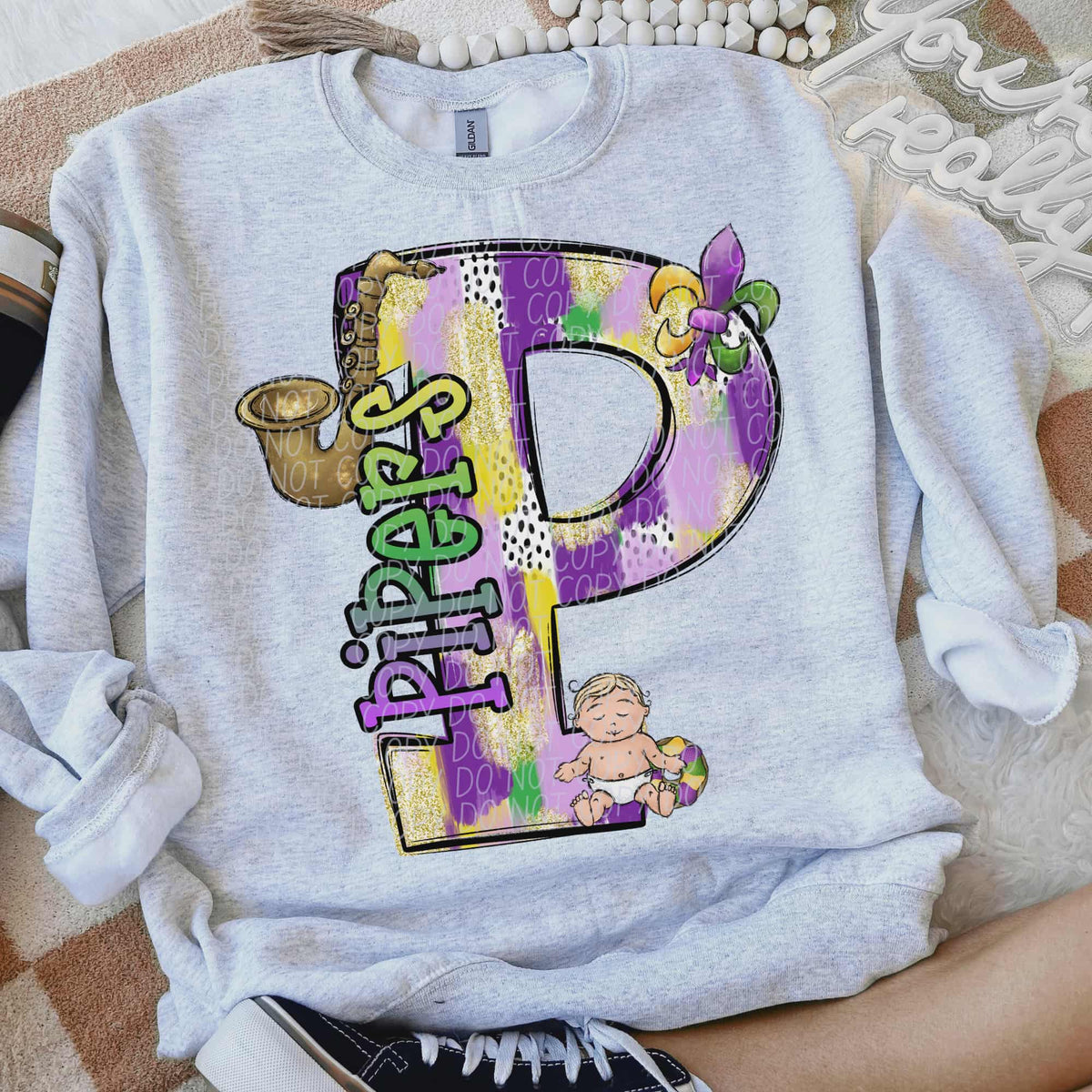 Pipers Mardi Gras (city) DTF Transfer