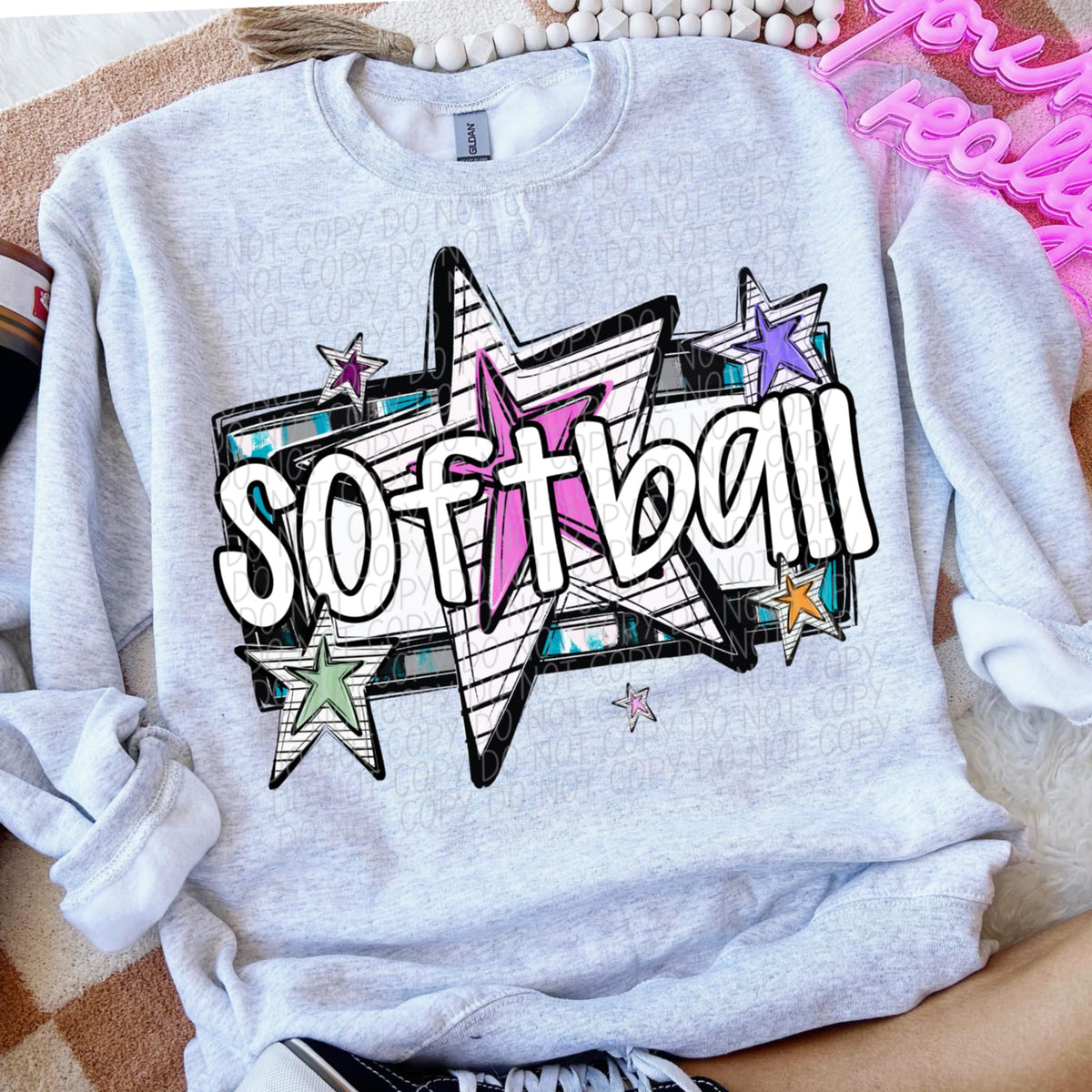 Softball stars (Caplinger) 87551 DTF transfer