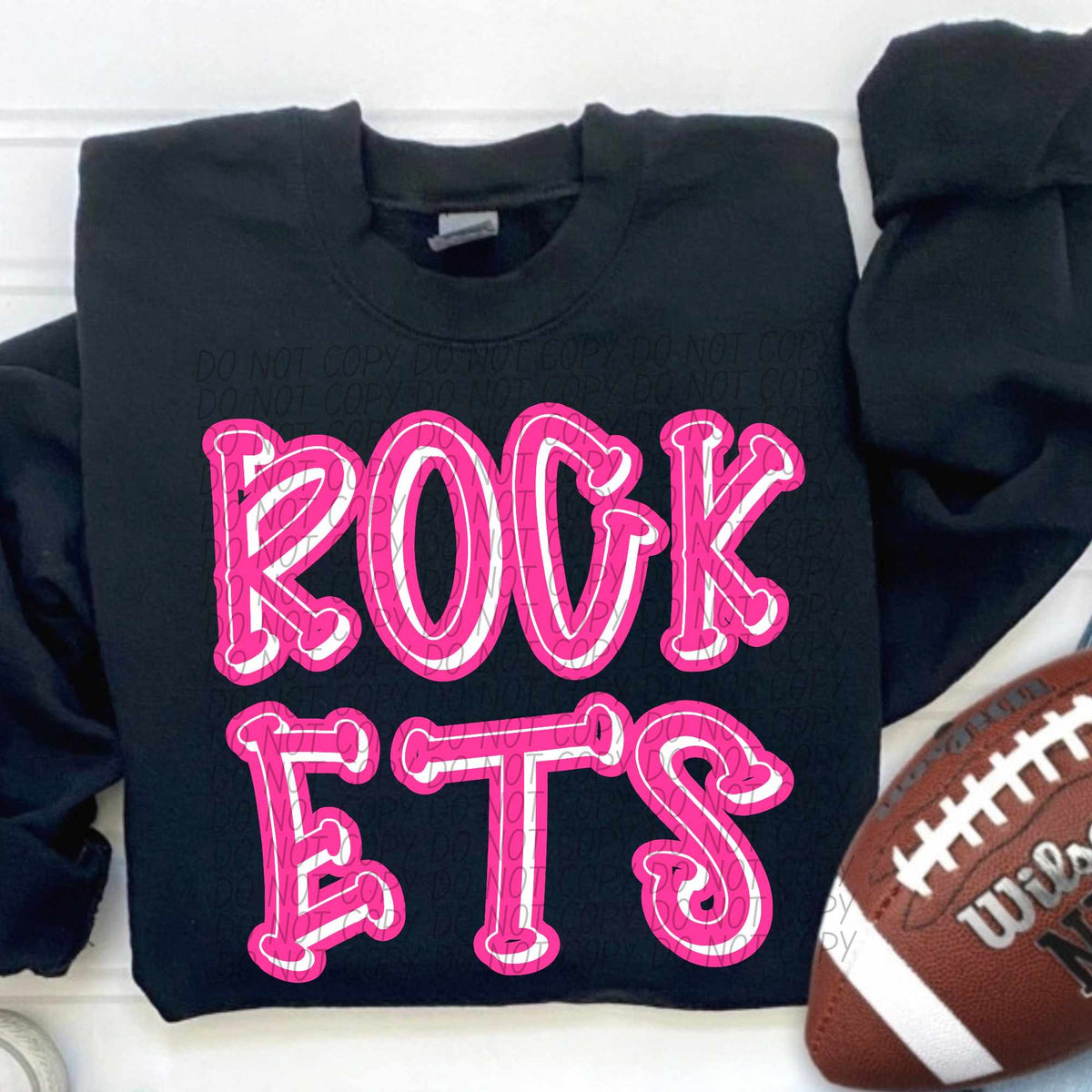 Rockets hot pink 55344 DTF transfer