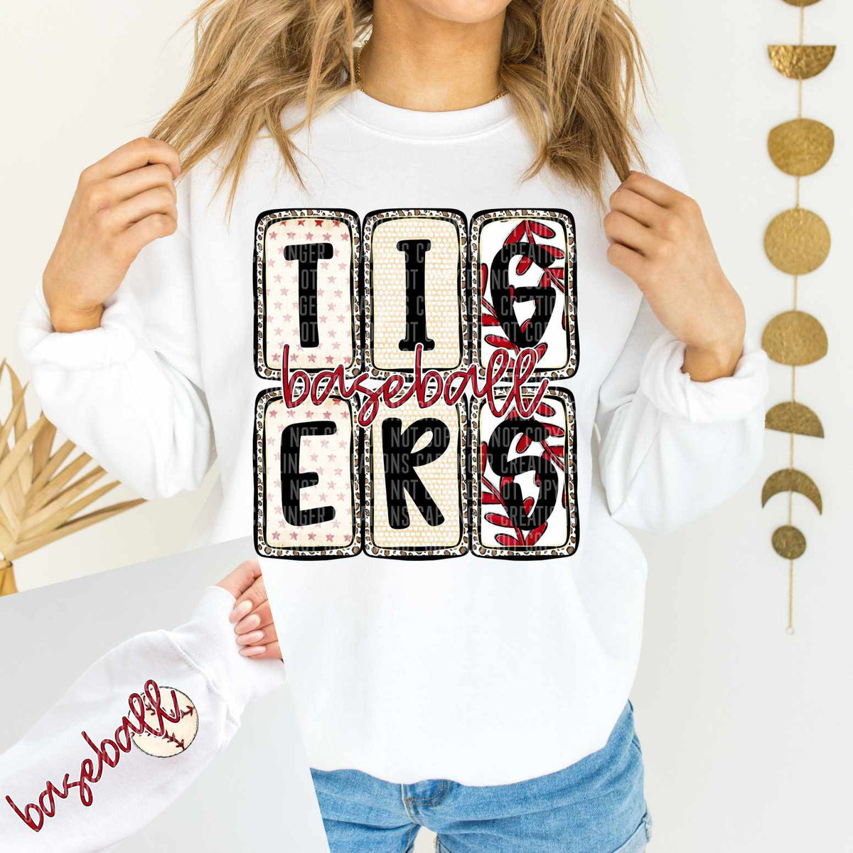 Tigers Baseball FRONT (caplinger) 82564 DTF transfer