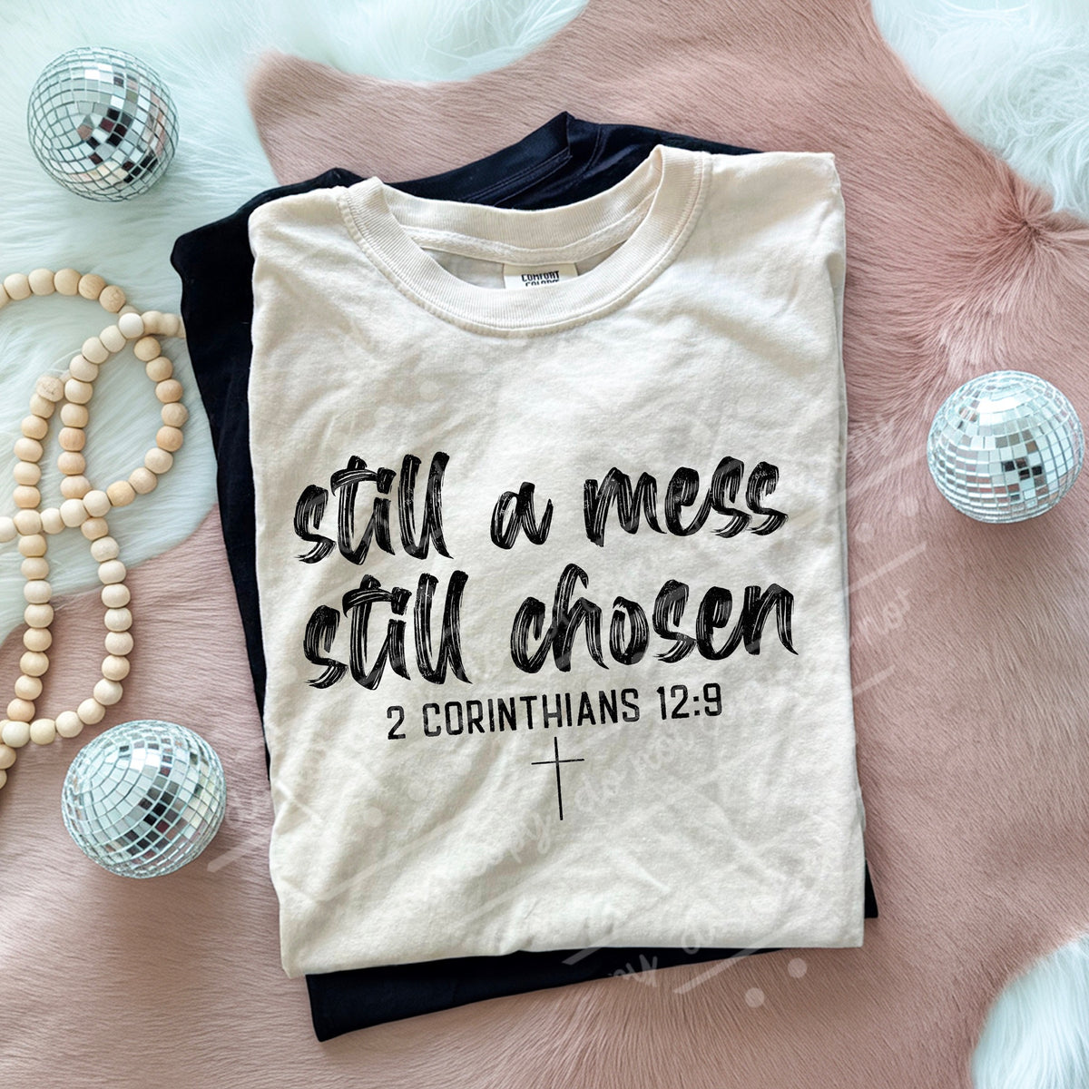 Still a mess still chosen BLACK (scarlow) DTF transfer
