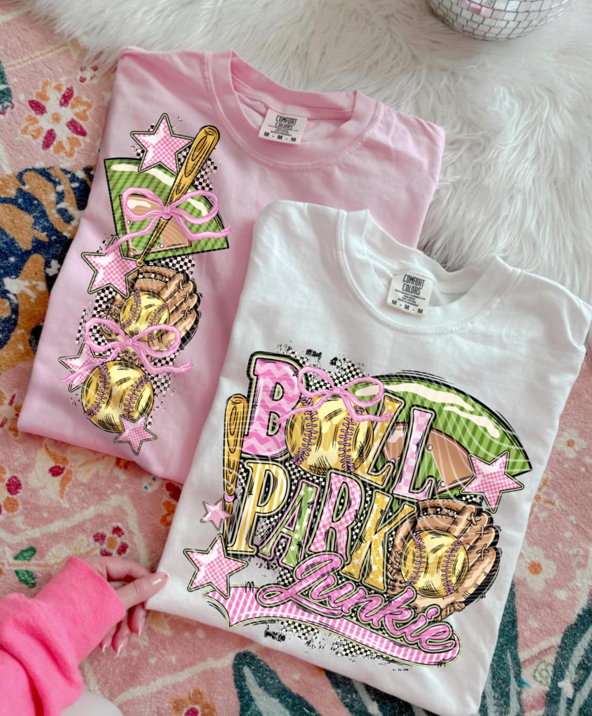 Ballpark junkie softball SLEEVE ONLY (AG) 93454 DTF transfer