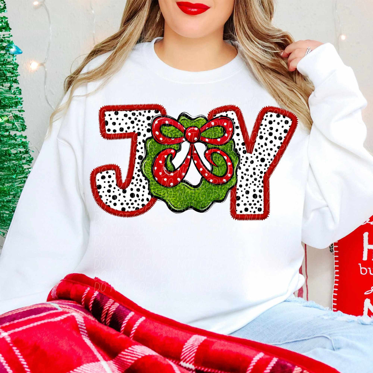 Joy wreath (CITY) 65036 DTF transfer