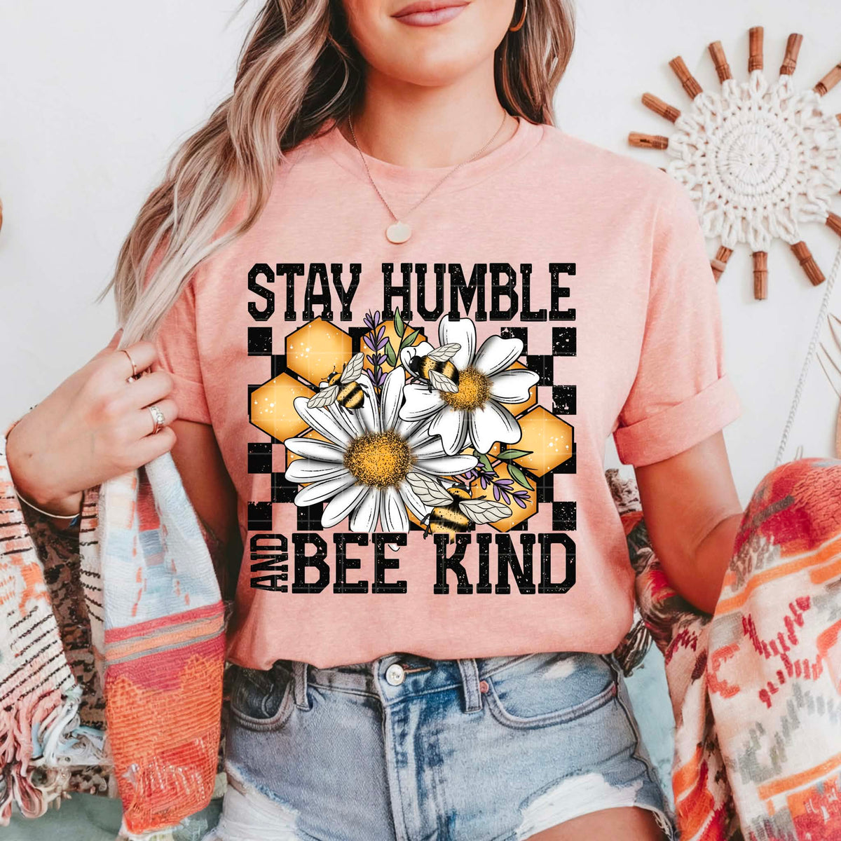 Stay humble and bee kind Sunday special DTF transfer