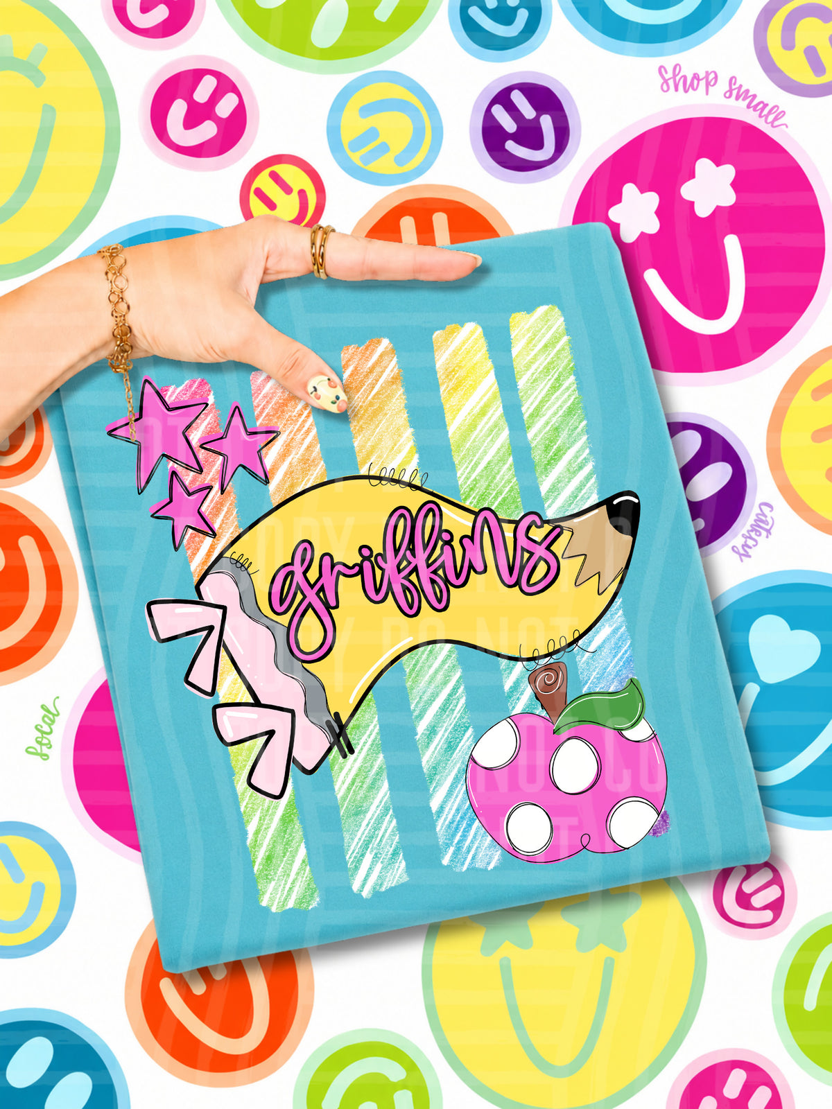 griffins pencil flag (CAPLINGER) DTF Transfer