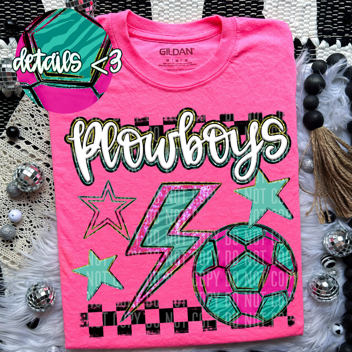 Plowboys Rainbow Soccer (Caplinger) 97409 DTF transfer