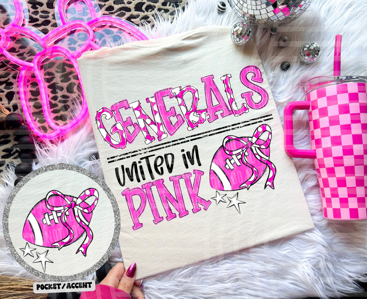 generals united in pink (caplinger) DTF transfer