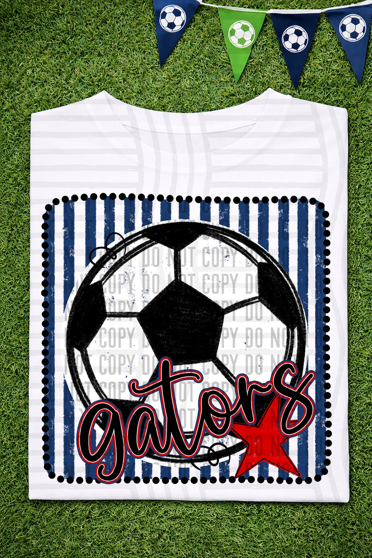 Gators RWB Framed (Caplinger) DTF transfer