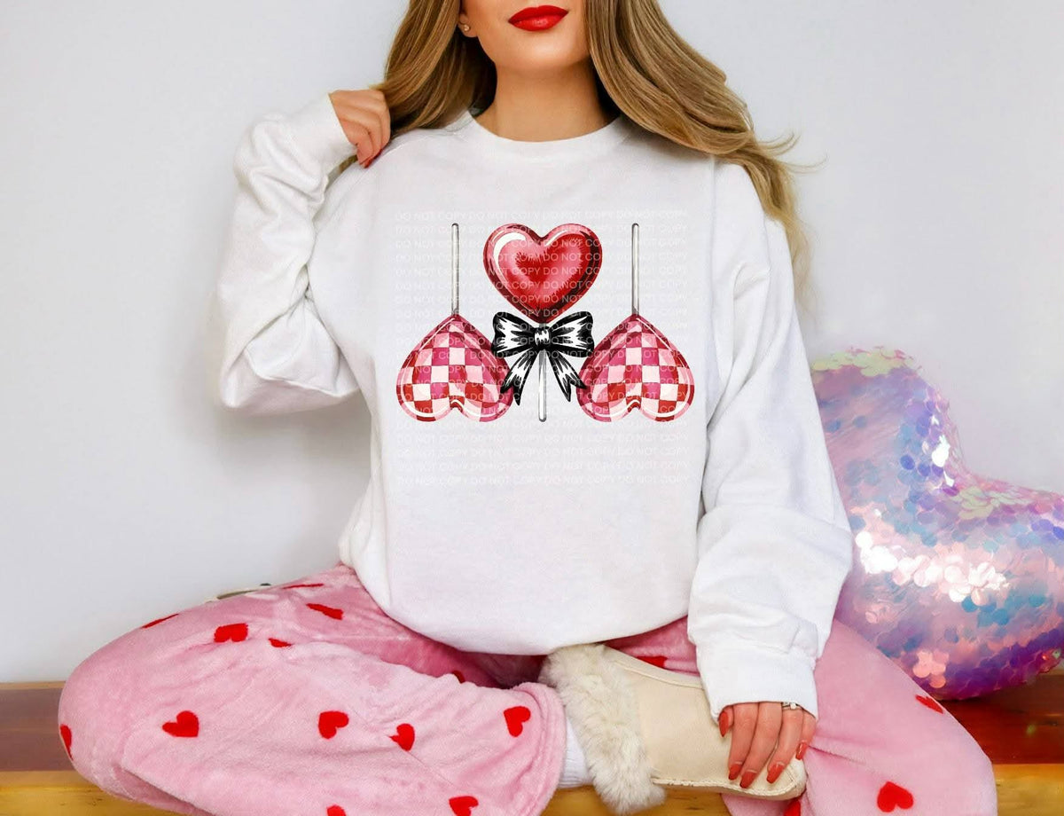 Checker lollipops (SCG) DTF Transfer