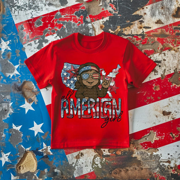 All American girl (SDD) 97685 DTF transfer