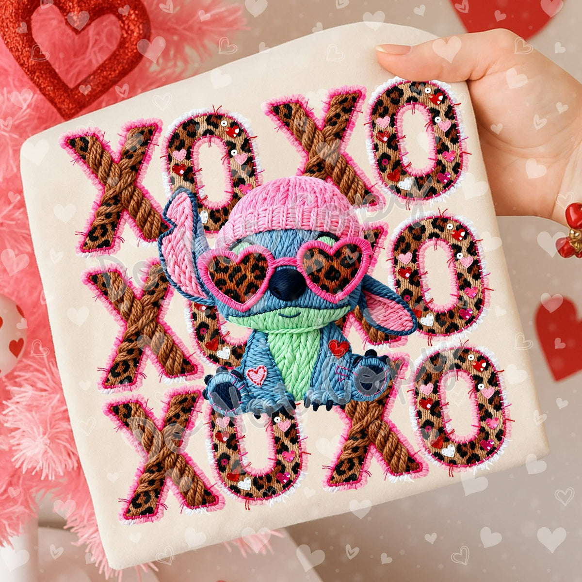 Xoxo alien (Virgo) DTF transfer