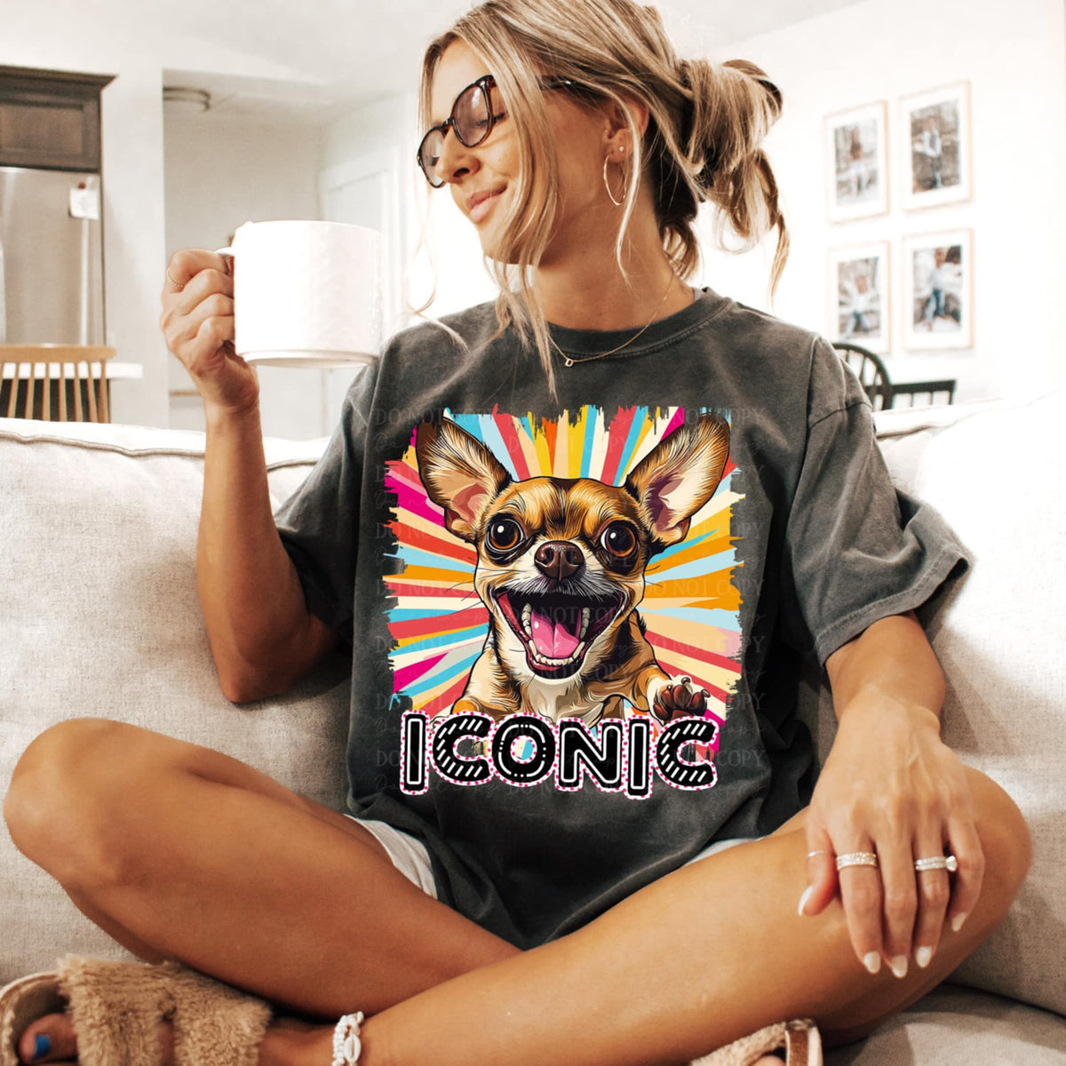 Iconic chihuahua (TTD) 95846 DTF transfer