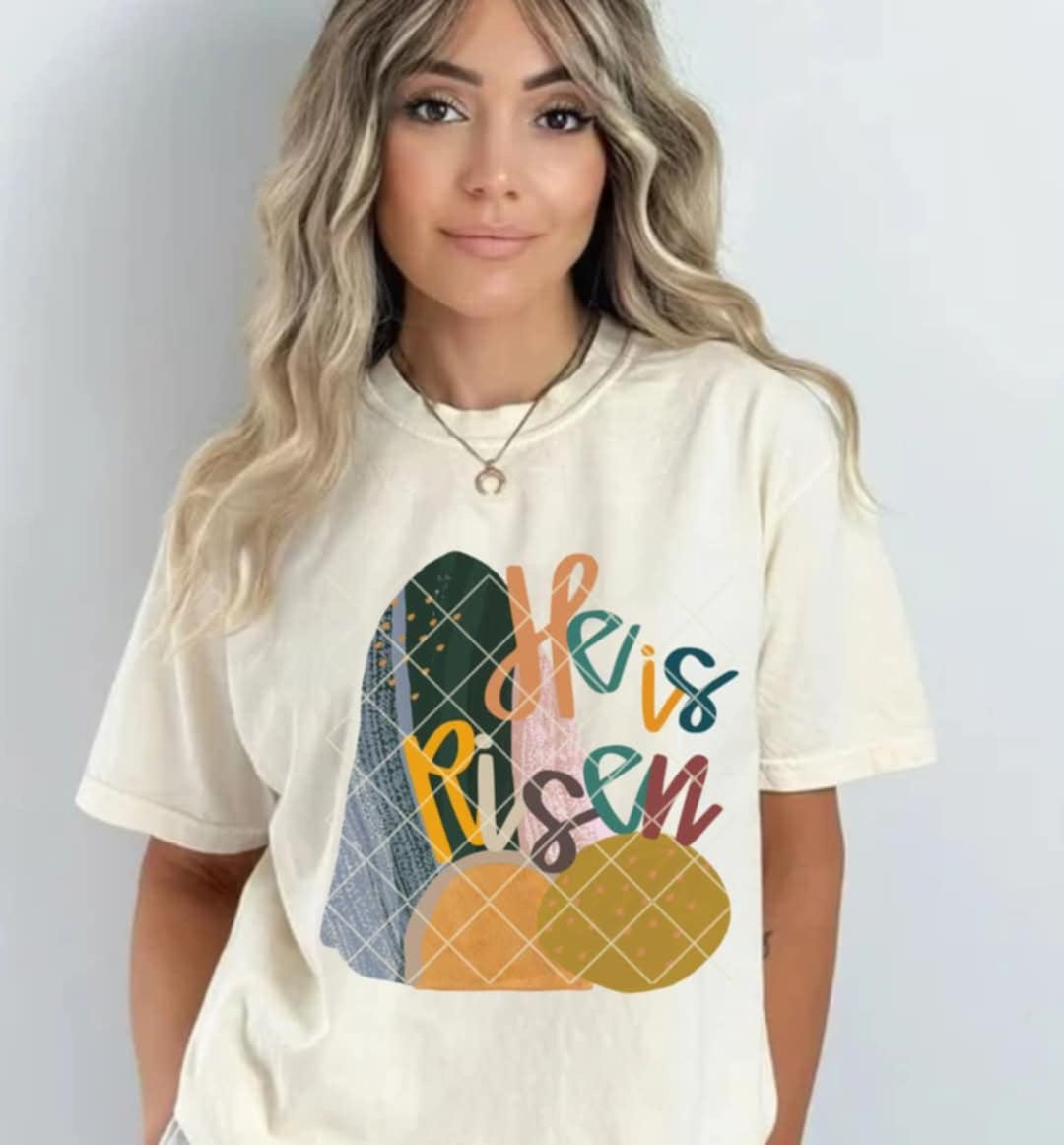 He is risen muted 94786 DTF transfer