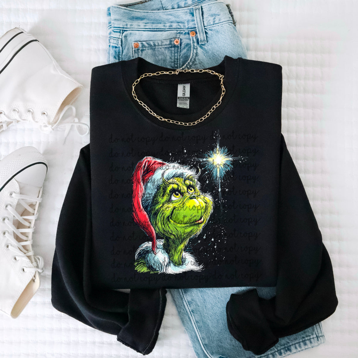 Green Guy looking at the stars (SSD) DTF transfer