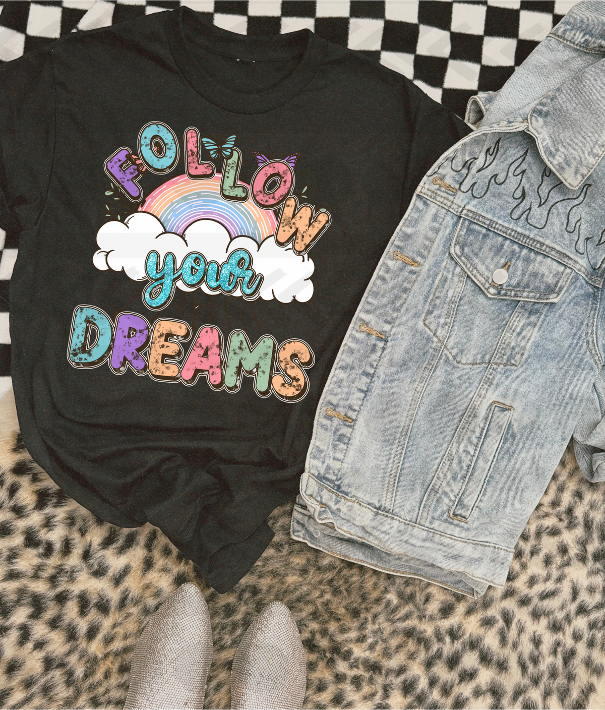 Follow your dreams 13769 DTF transfer