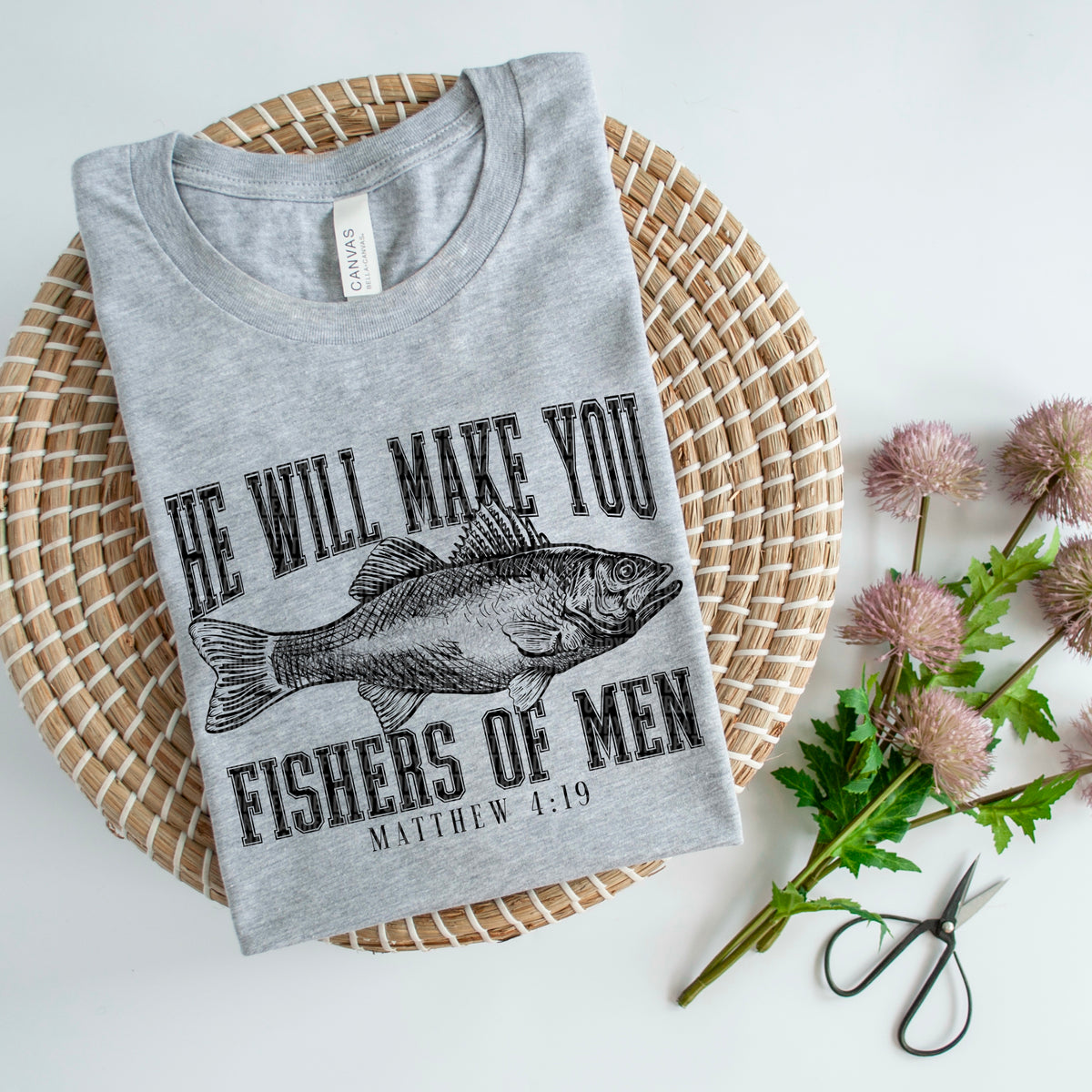 He will make you fishers of men 94862 DTF transfer