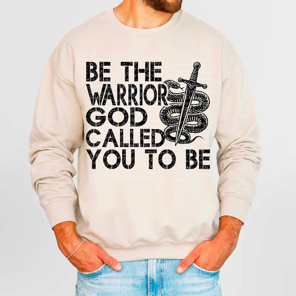 Be the warrior god called you to be (CMLD) 84735 DTF transfer