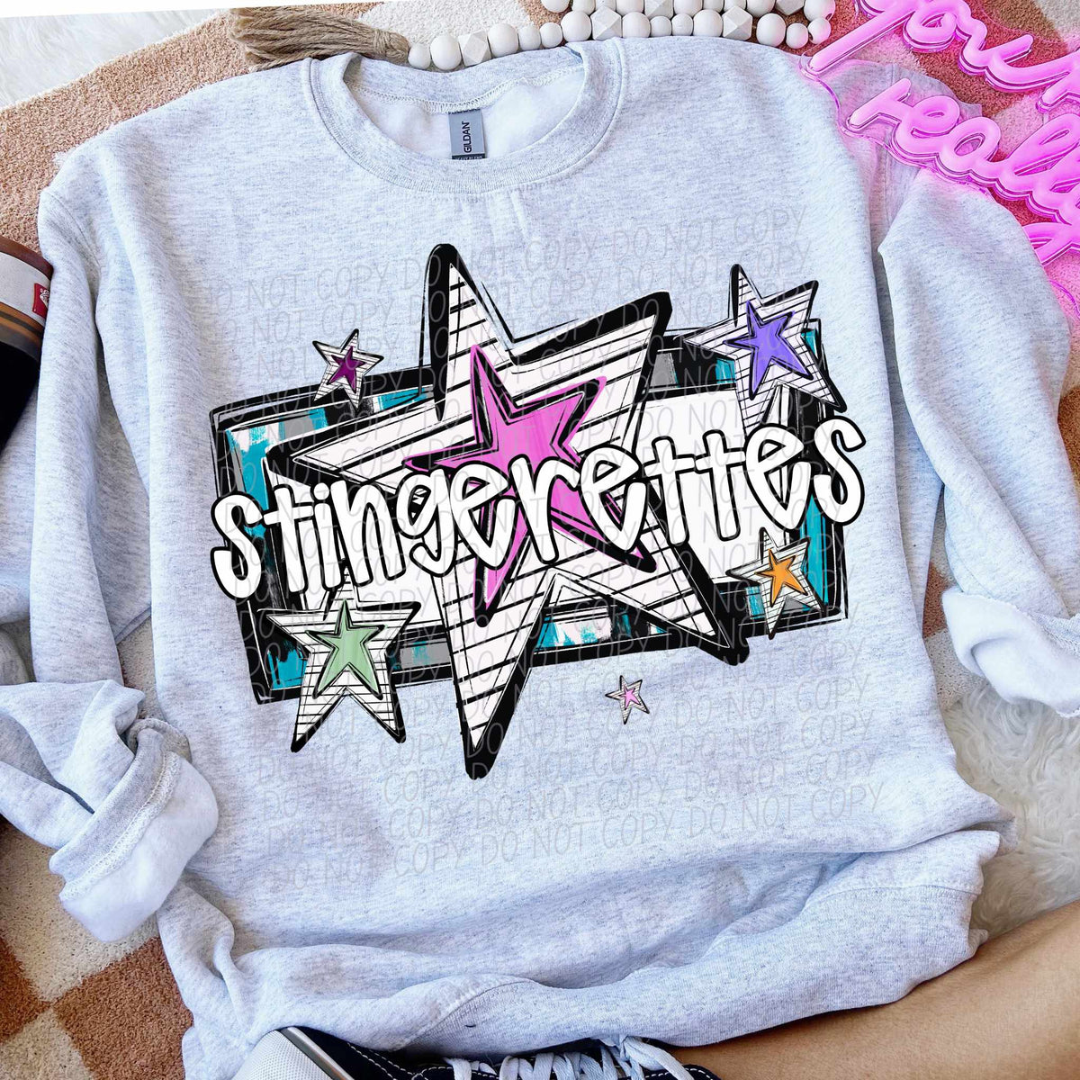 Stingerettes stars (CITY) 84904 DTF transfer