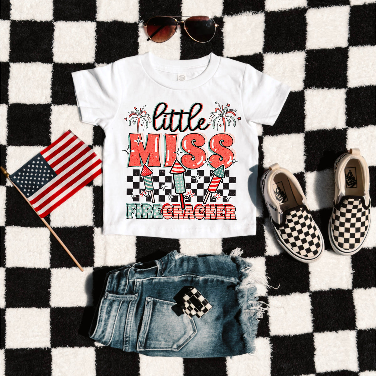 Little miss firecracker 100166 DTF transfer