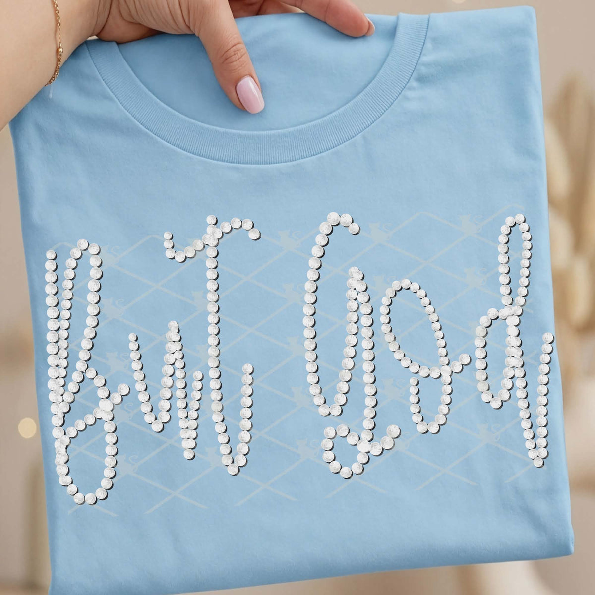 But god faux beads (TTD) DTF Transfer