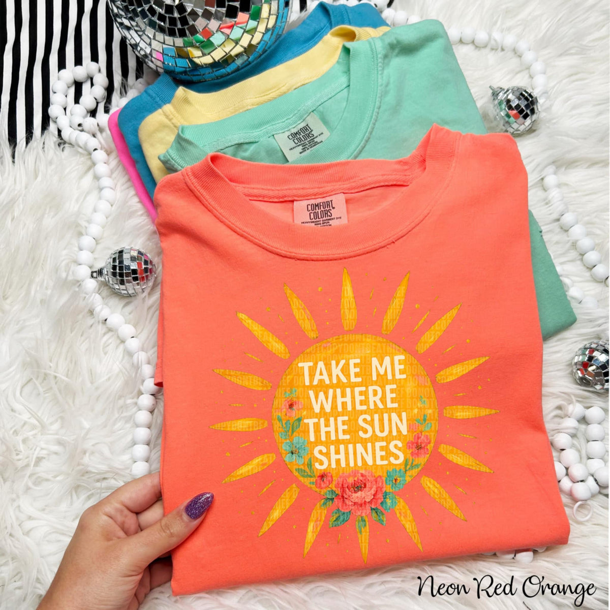 Take me where the sun shines (SDD) 99262 DTF transfer