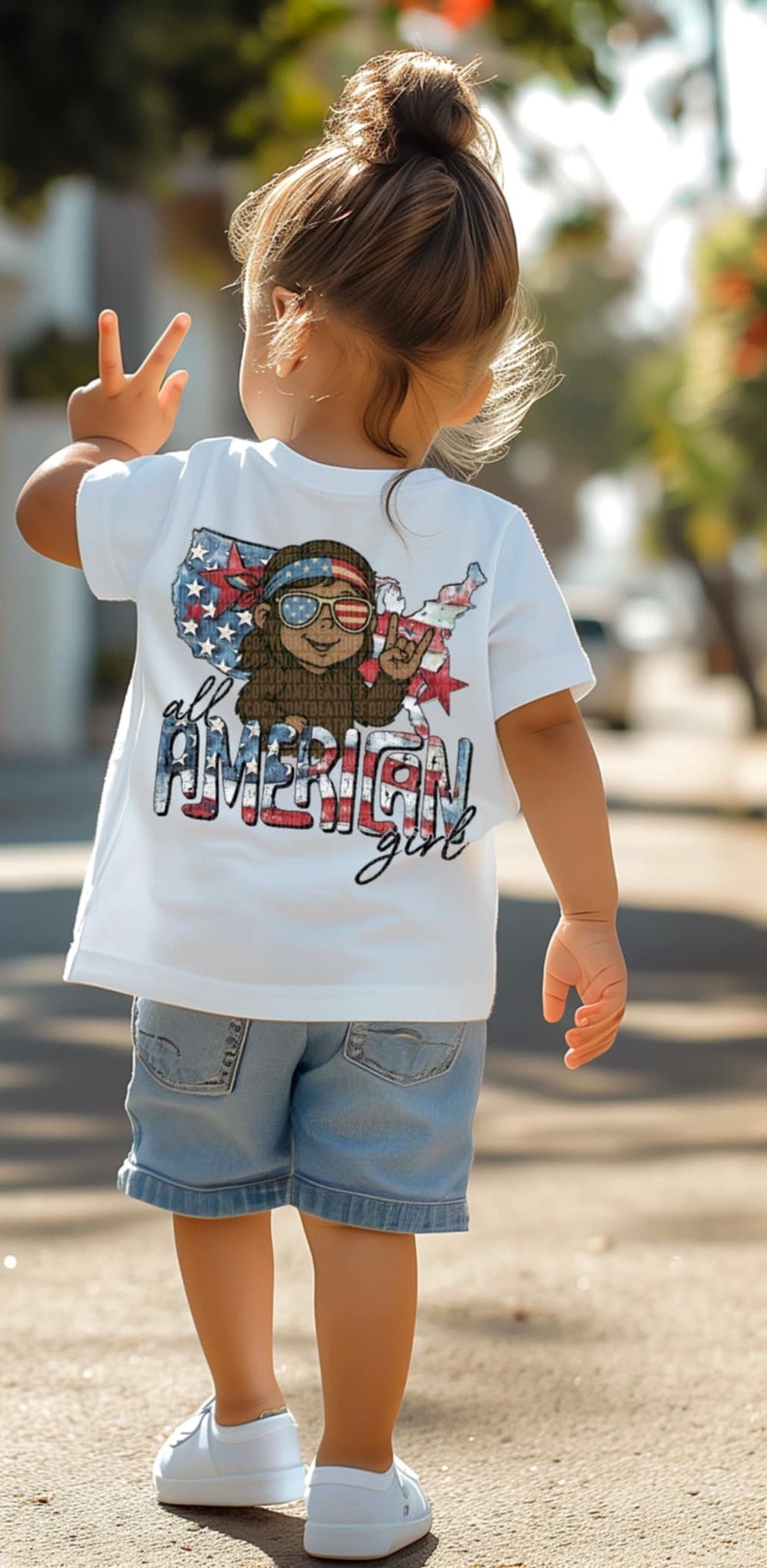 All American girl (SDD) 97685 DTF transfer