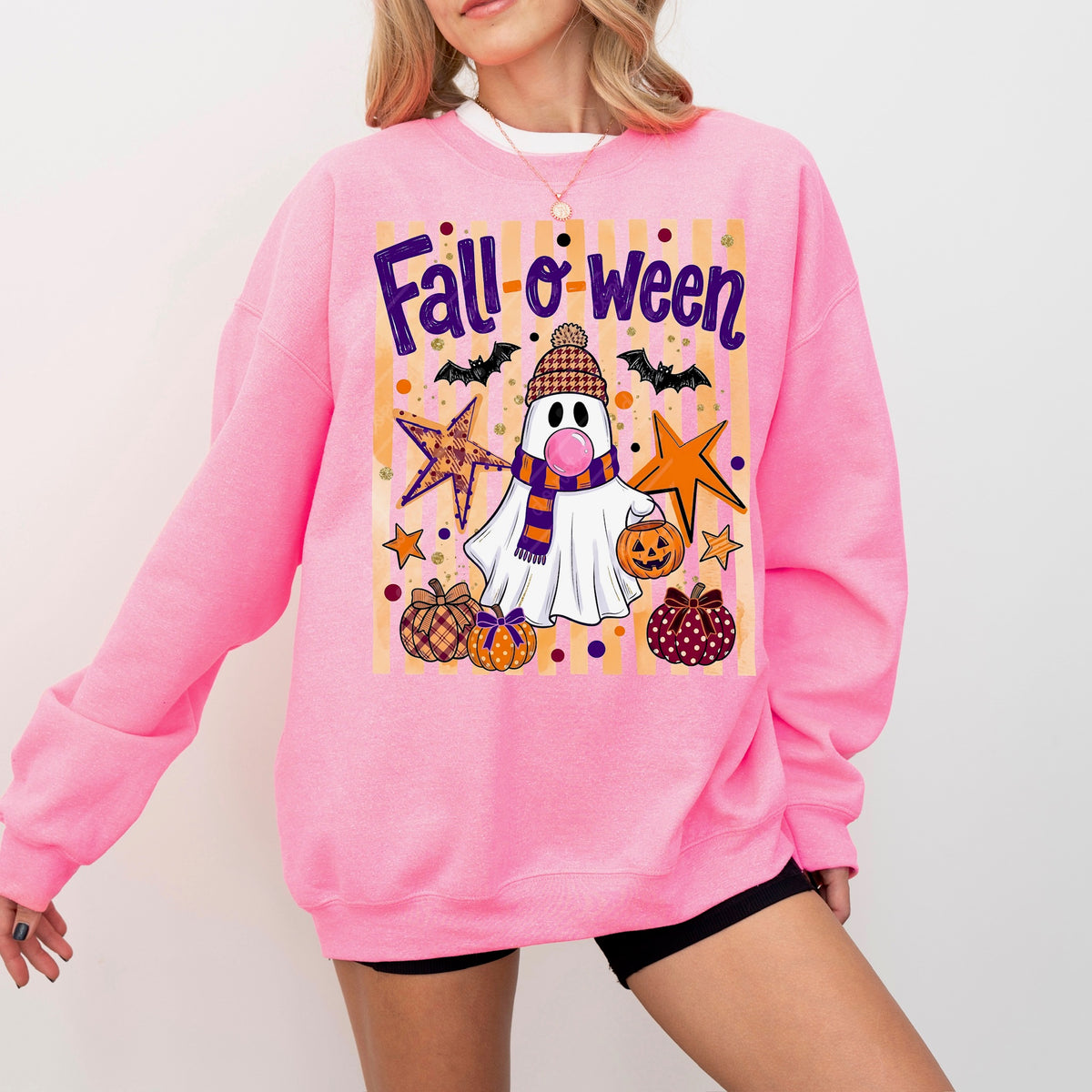 Fall o Ween ghost Sunday Special DTF transfer
