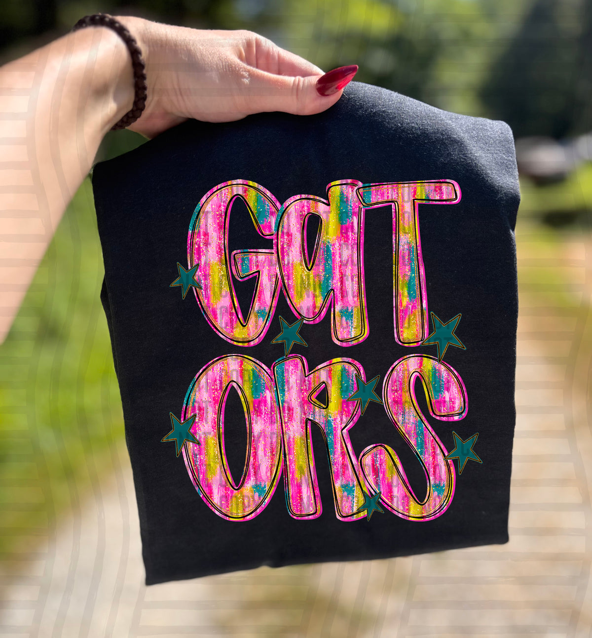 Gators Pink Brushstroke (Caplinger) DTF Transfers