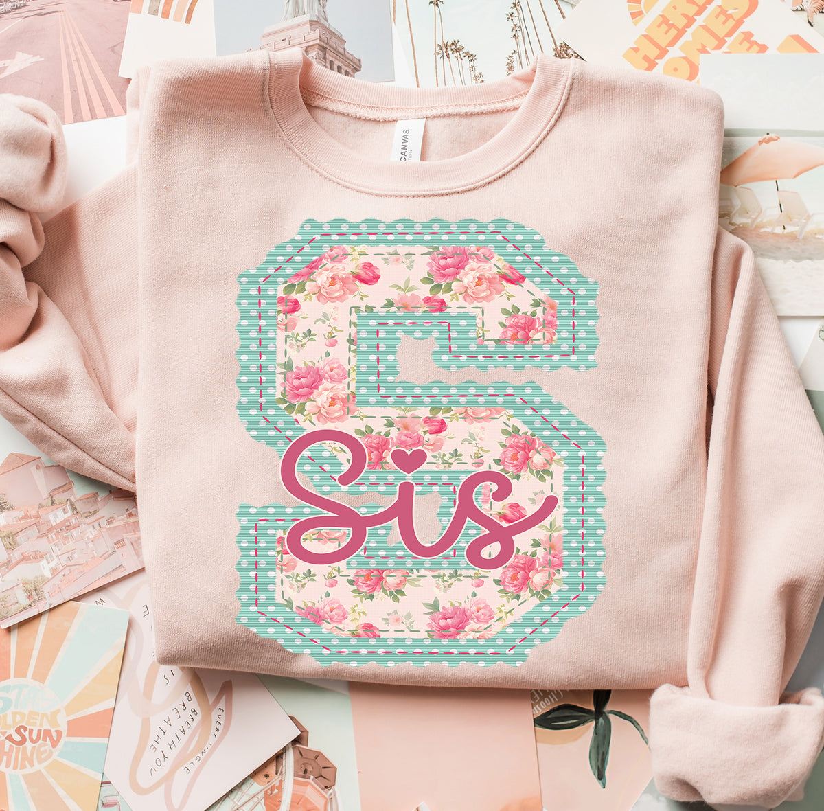 Sis Sweet Vintage Name (S&G) DTF Transfer