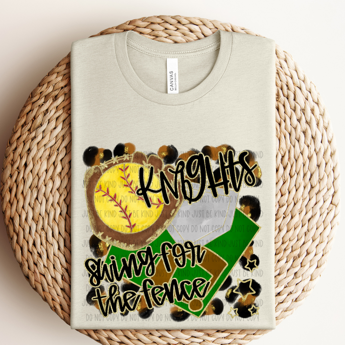 Softball Knights For The Fence (Caplinger) 83489 DTF Transfer
