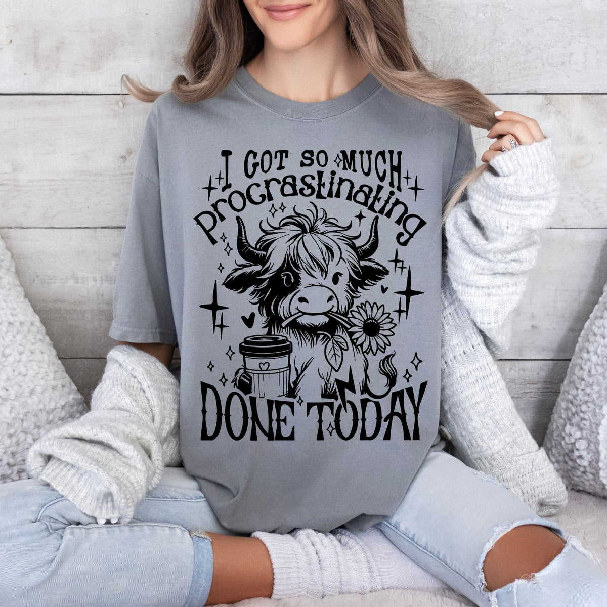 I Got So Much Procrastinating-38928-DTF transfer