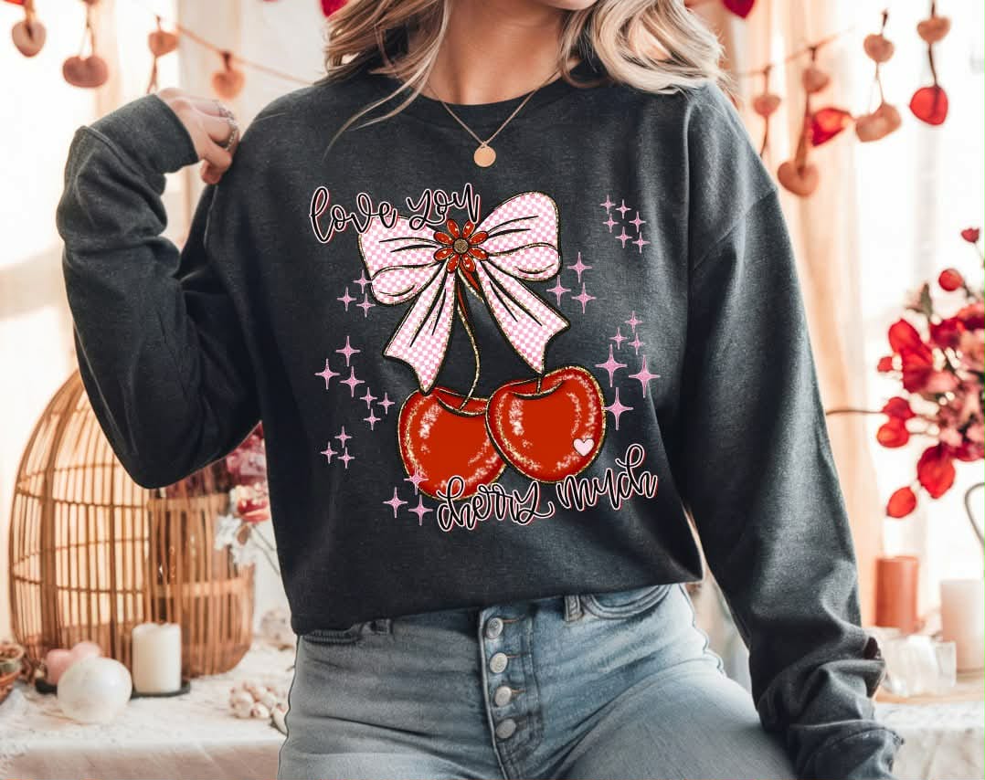 love you cherry much (S&g) DTF Transfer