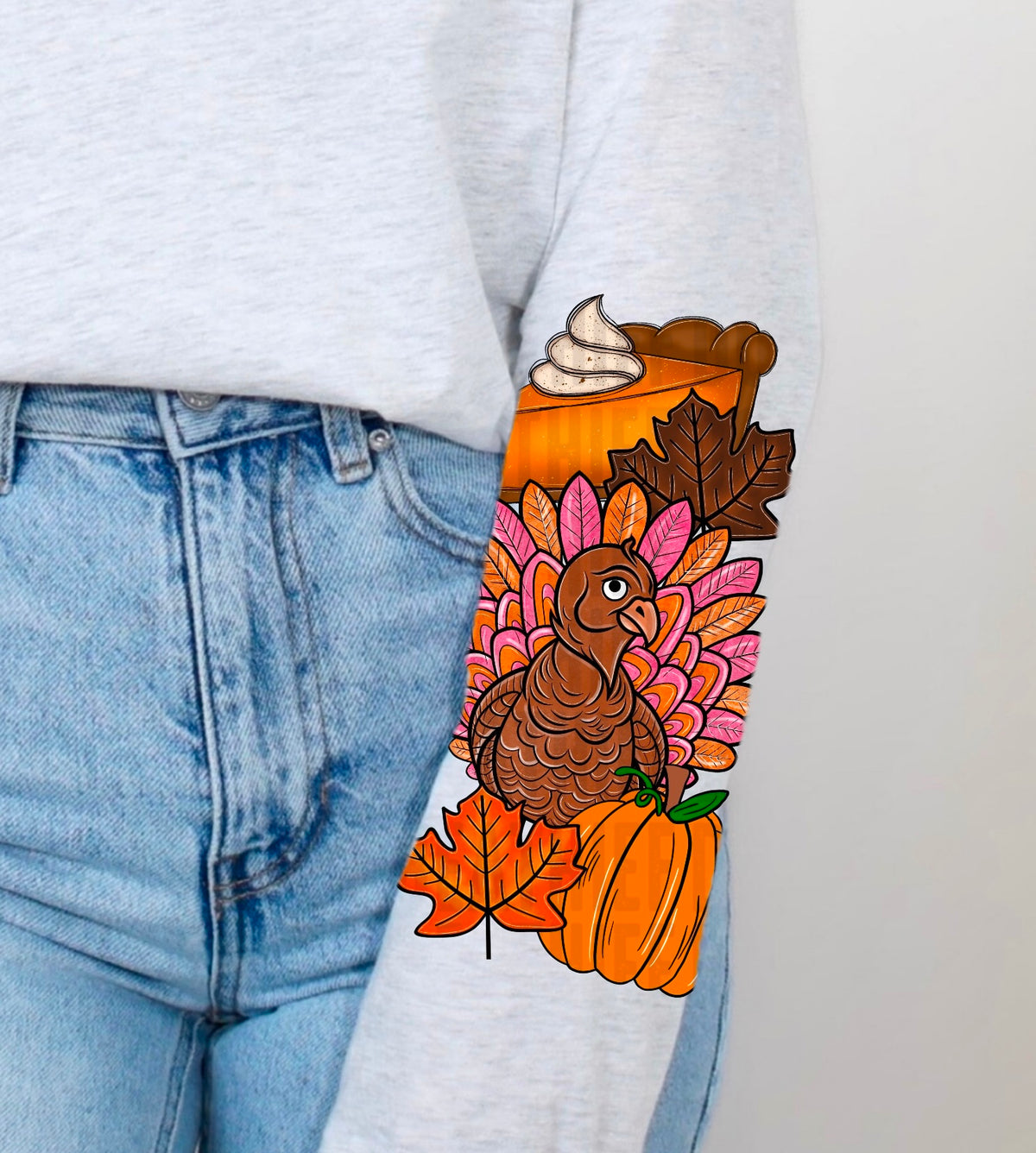 Gobble till you wobble SLEEVE 113229 DTF transfer