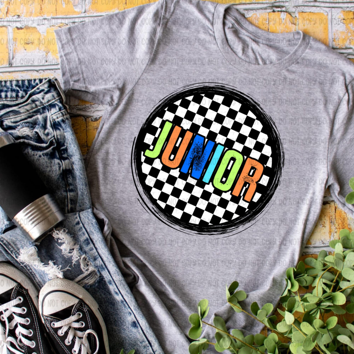 Junior retro circle BOY 106599 DTF transfer