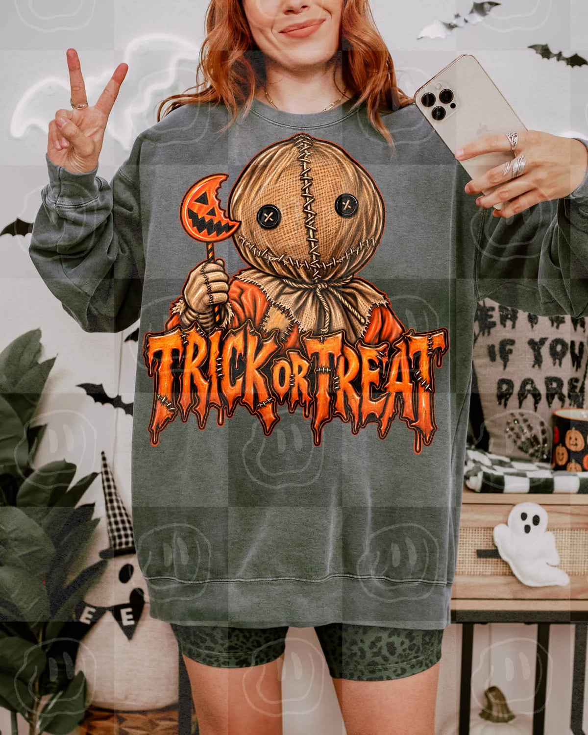 Trick or treat Sam (Unhinged) DTF Transfer