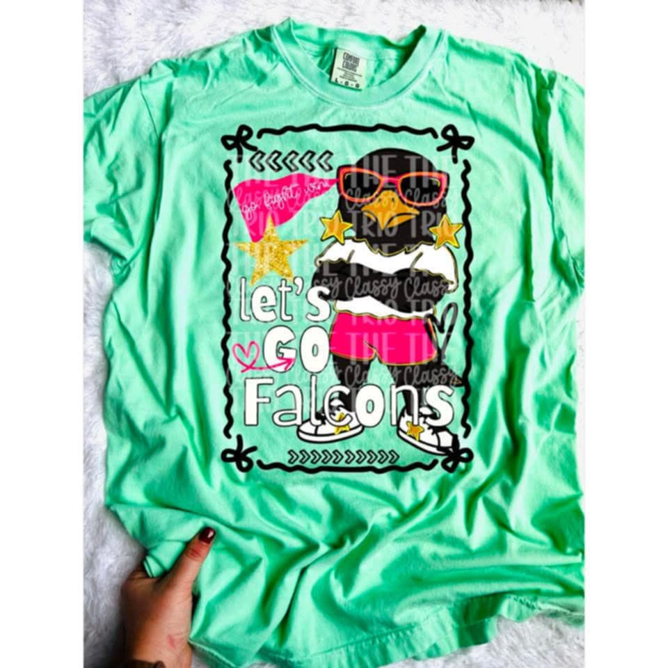 Let’s go falcons (DD) 107422 DTF transfer