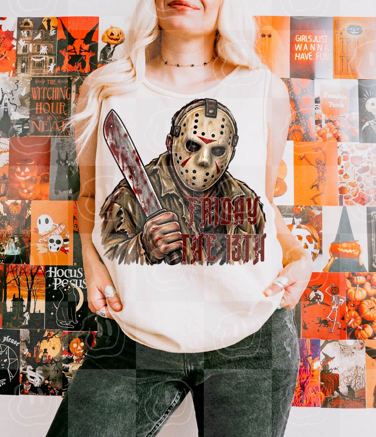 Friday the 13th Jason (Unhinged) DTF Transfer