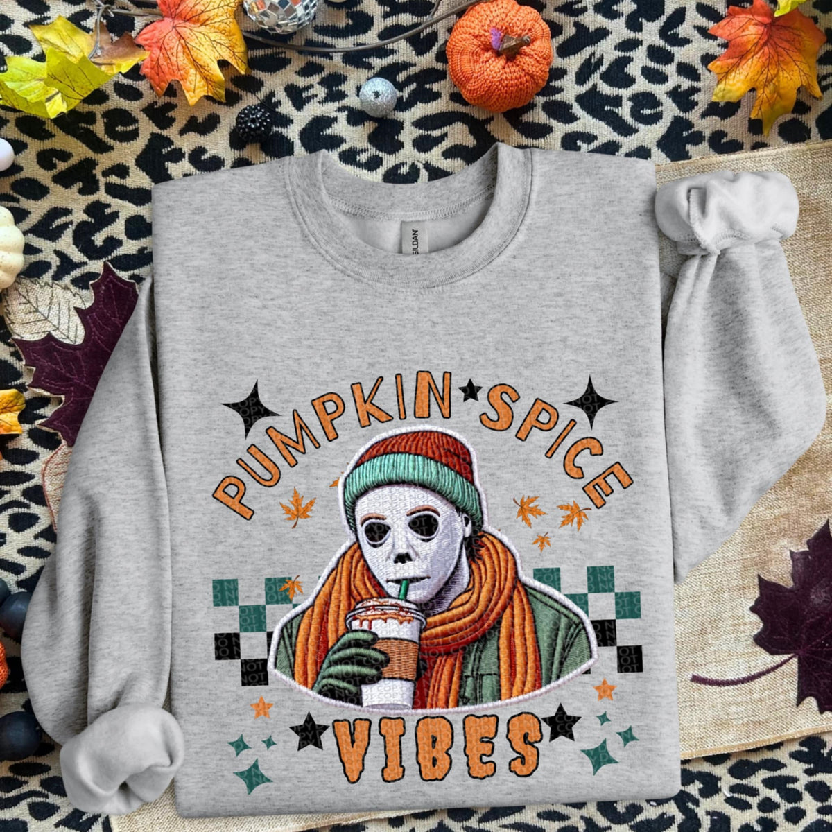 Pumpkin Spice Vibes exclusive DTF transfer