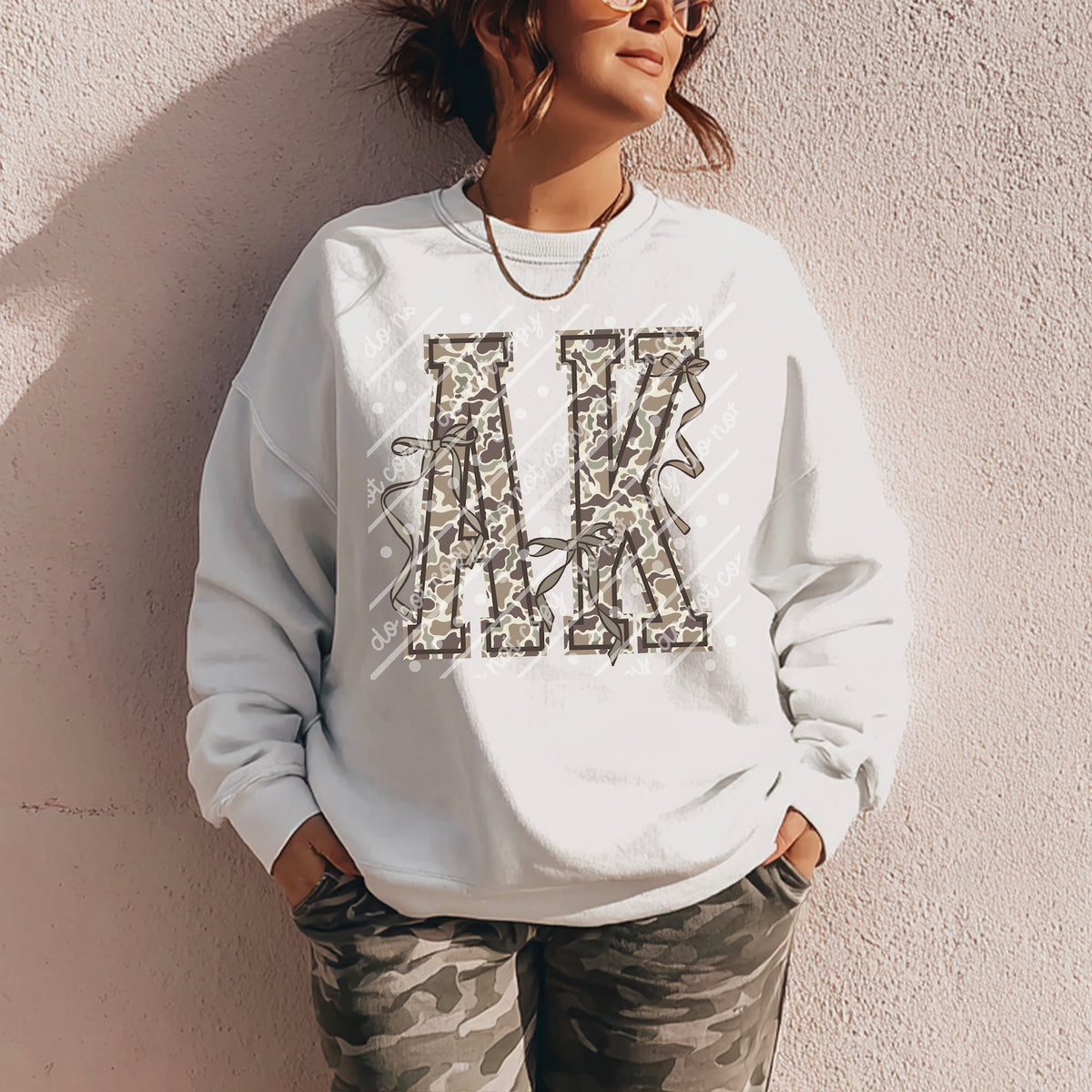 AK camo bow state (scarlow) DTF Transfer