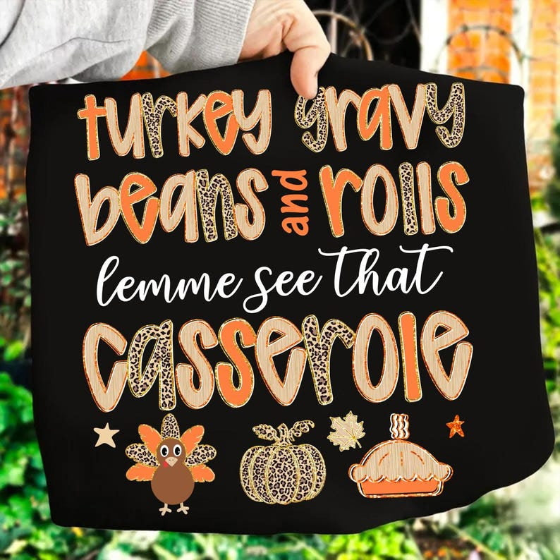 Let me see that casserole Cheetah and orange DTF transfer