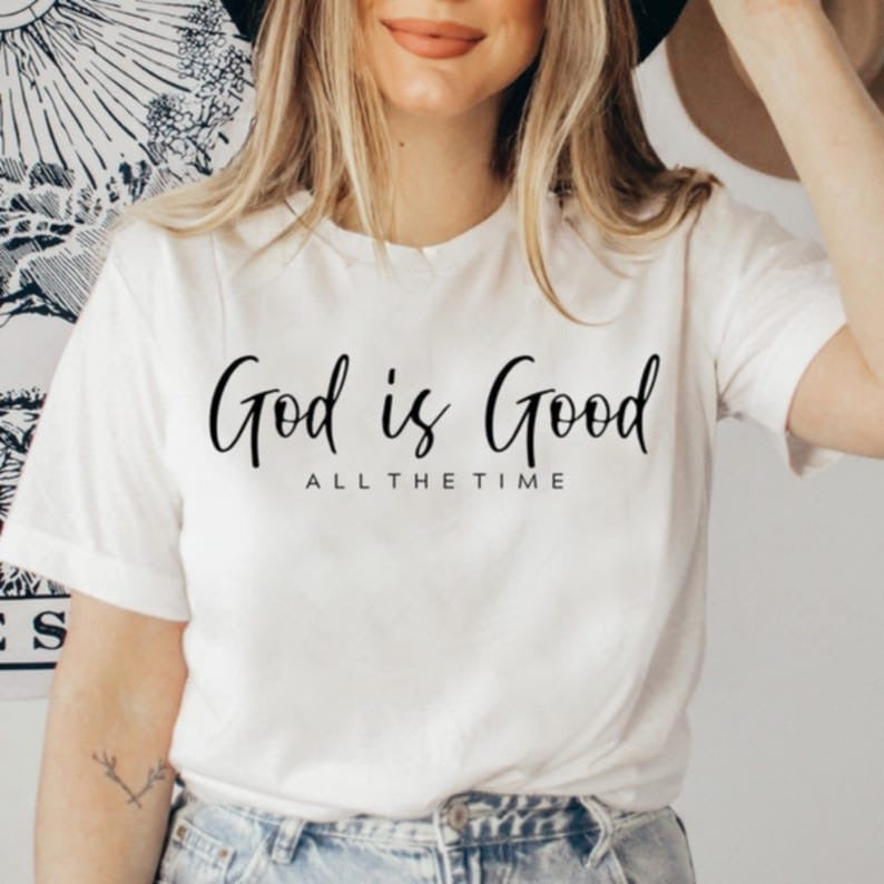 God is good all the time BLACK 106499 DTF transfer