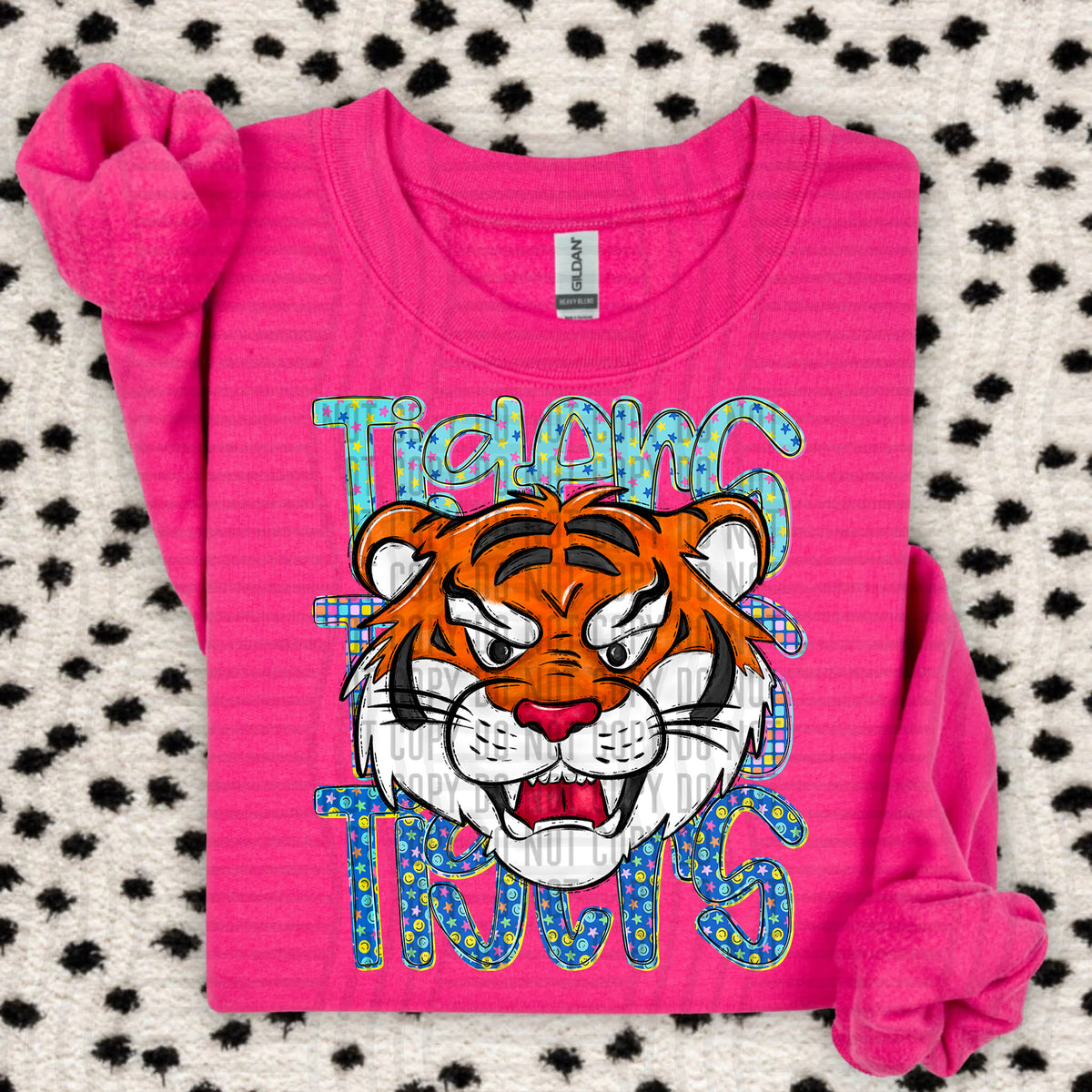 Tigers chaos stacked (Caplinger) DTF Transfer