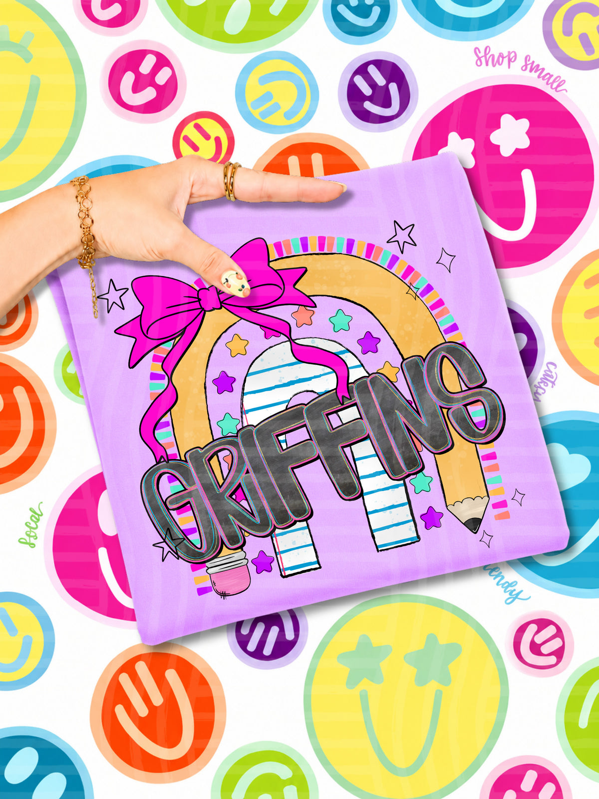 Griffins rainbow crayon (CAPLINGER) DTF Transfer