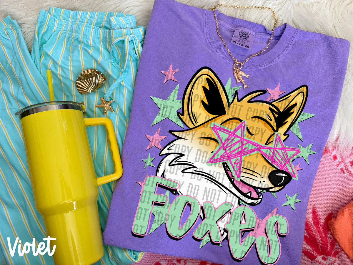 foxes starry eyed (Caplinger) DTF Transfer